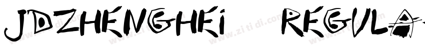 jdzhenghei 01 regula字体转换